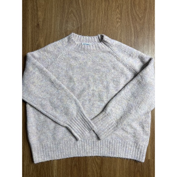 Old Navy Sweaters - Old Navy Womens M Pastel Space Dye Marl Knit Crew Neck Raglan Sleeve Sweater